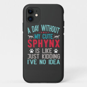 Funda Para iPhone 11 El propietario canadiense de Sfinx Sairless Sphynx