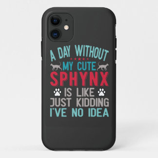 Funda Para iPhone 11 El propietario canadiense de Sfinx Sairless Sphynx