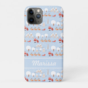 Funda Para iPhone 11 Pro El pueblo de los Navidades de Santa Festividad y l