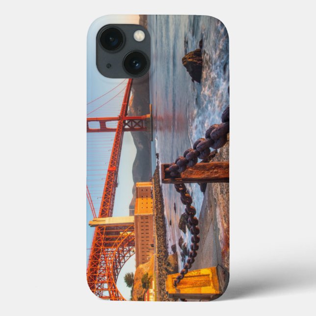 Funda De Case-Mate Para iPhone El puente Golden Gate desde Fort Point (Reverso)