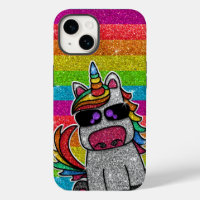 El Purpurina arcoiris Unicorn Sparkly Gold paraliz