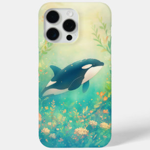 Funda Para iPhone 15 Pro Max El reino de las ballenas de Orca