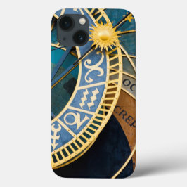 Funda Para iPhone 13 El reloj astronómico y zoológico de Praga