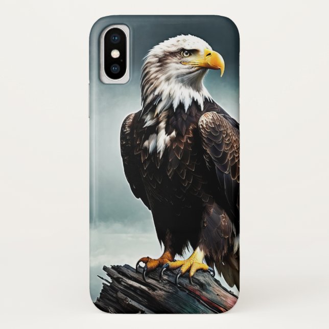 Funda De Case-Mate Para iPhone El reloj del águila (Reverso)