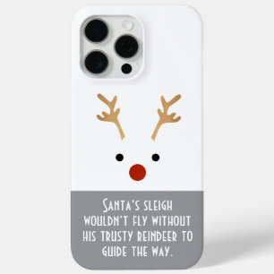 Funda Para iPhone 15 Pro Max El reno de verdad de Santa Claus es mínimo