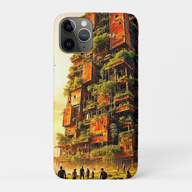 Funda De Case-Mate Para iPhone El retorno urbano de la naturaleza (Reverso)