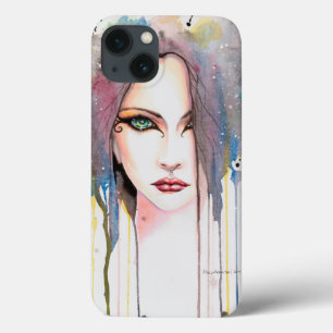 Funda Para iPhone 13 El retrato de arte moderno acuarela psíquico