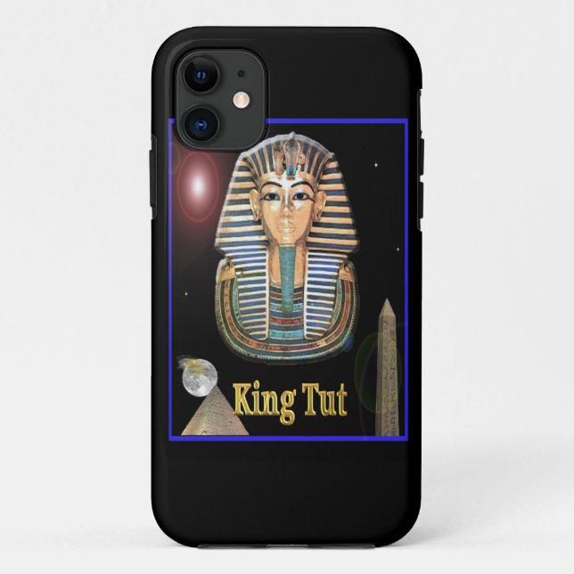 Funda De Case-Mate Para iPhone El Rey Tut y Egipto (Reverso)