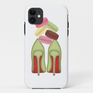 Funda Para iPhone 11 El rojo basa los zapatos, los tacones altos y los