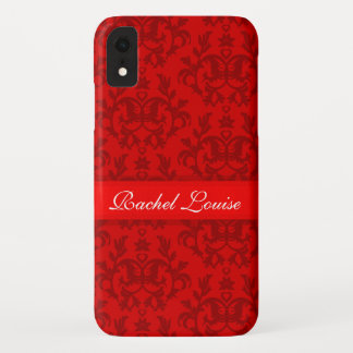 Funda Para iPhone XR El rojo del damasco añade su propio caso conocido