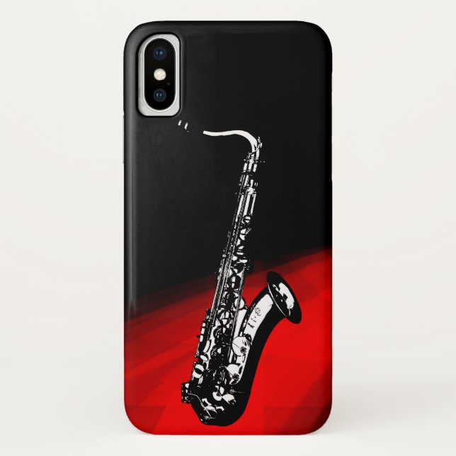 Funda De Case-Mate Para iPhone El saxofón para el saxofonista (Reverso)