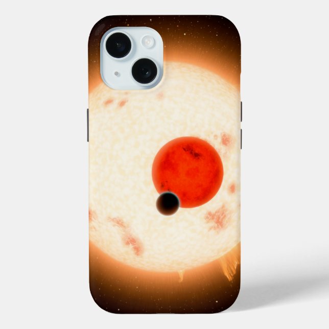 Funda De Case-Mate Para iPhone El sistema Kepler-16. (Reverso )