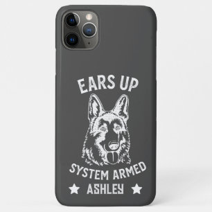 Funda Para iPhone 11 Pro Max El sistema Oars Up Armó a los Pastores Alemanes Gr