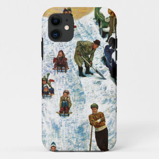 Funda Para iPhone 11 El Sledding y excavación