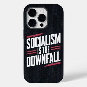 Funda Para iPhone 14 Pro De Case-Mate El socialismo es la caída y el capitalismo es el p