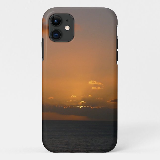 Funda De Case-Mate Para iPhone El sol detrás de las nubes (Reverso)