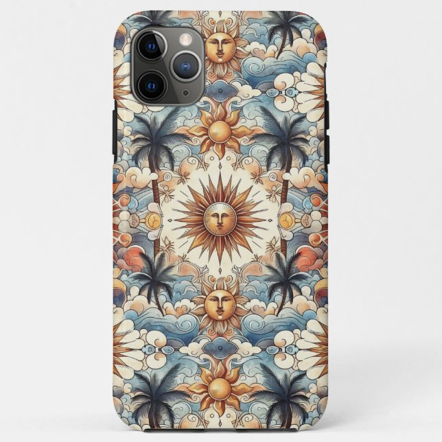 Funda De Case-Mate Para iPhone El sol en el paraíso (Reverso)