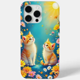Funda Para iPhone 15 Pro Max El sol y el gatito