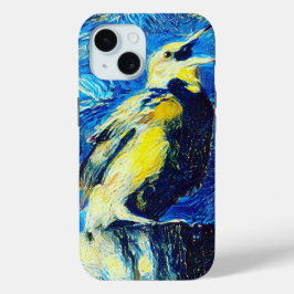 Funda Para iPhone 15 El solitario estilo VanGogh
