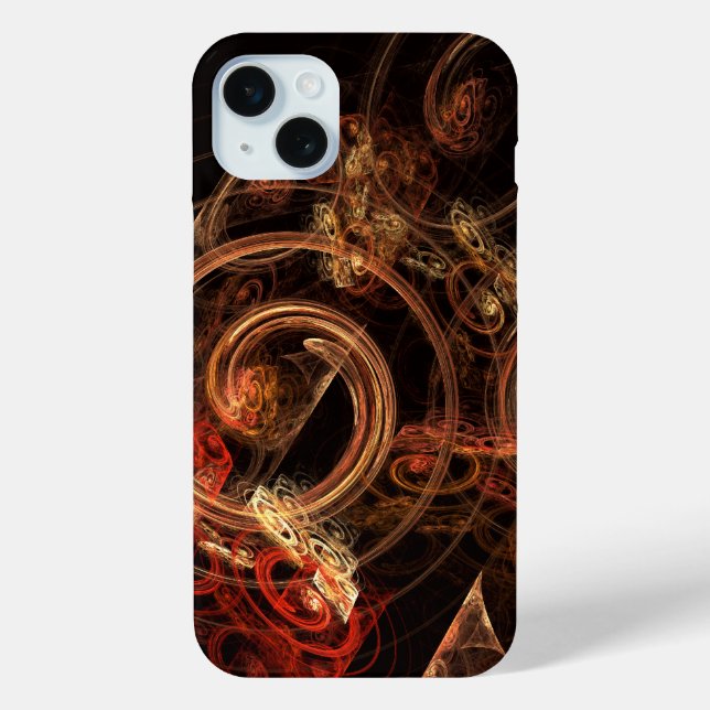 Funda De Case-Mate Para iPhone El sonido del arte abstracto de la música (Reverso )