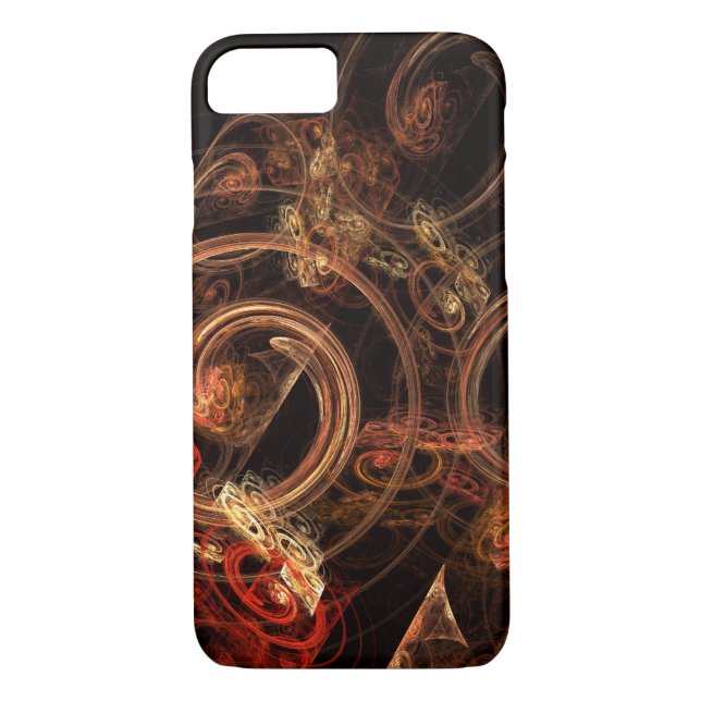 Funda De Case-Mate Para iPhone El sonido del arte abstracto de la música (Reverso)