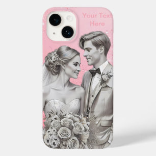 Funda Para iPhone 14 De Case-Mate El Sr. y la Sra. Pareja Amante acaban de casarse c