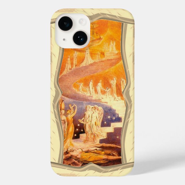 Funda De Case-Mate Para iPhone El sueño de Jacob de William Blake (Reverso )