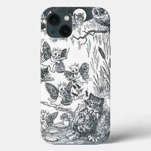 Funda Para iPhone 13 El sueño de Kitty de la Fairyland, Louis Wain