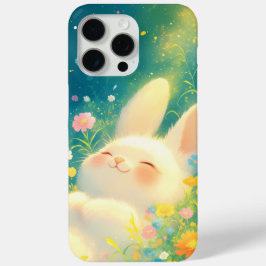 Funda Para iPhone 15 Pro Max El sueño del conejo entre las flores