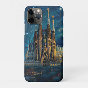 Funda Para iPhone 11 Pro El sueño estrellado de Gaudí   Barcelona Sagrada F