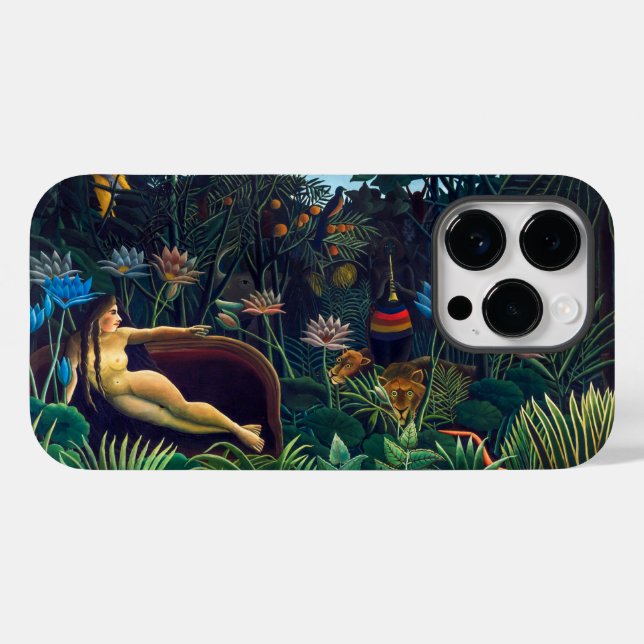 Funda De Case-Mate Para iPhone El sueño | Henri Rousseau | (Reverso (Horizontal))