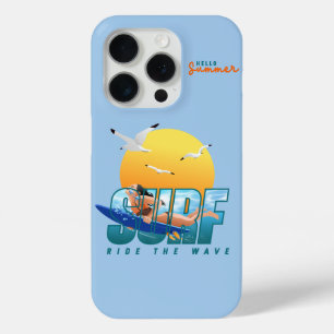 Funda Para iPhone 15 Pro El surfista cabalga la ola   (F)