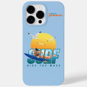 Funda Para iPhone 14 Pro Max De Case-Mate El surfista cabalga la ola (F)