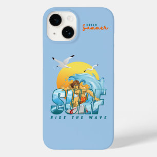 Funda Para iPhone 14 De Case-Mate El surfista cabalga la ola (M)