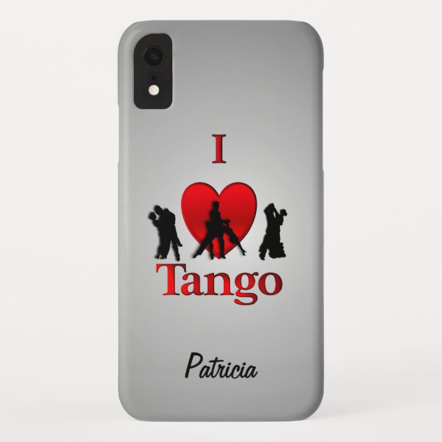 Funda De Case-Mate Para iPhone El tango del corazón personalizado (Reverso)