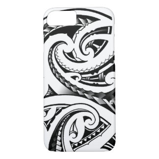 Funda Para iPhone 8/7 El tatuaje maorí diseña el moko de Nueva Zelandia