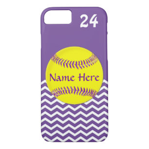 Funda Para iPhone 8/7 El teléfono de encargo del softball encajona su
