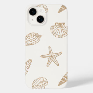 Funda Para iPhone 14 De Case-Mate El tesoro costero de Golden Dusk