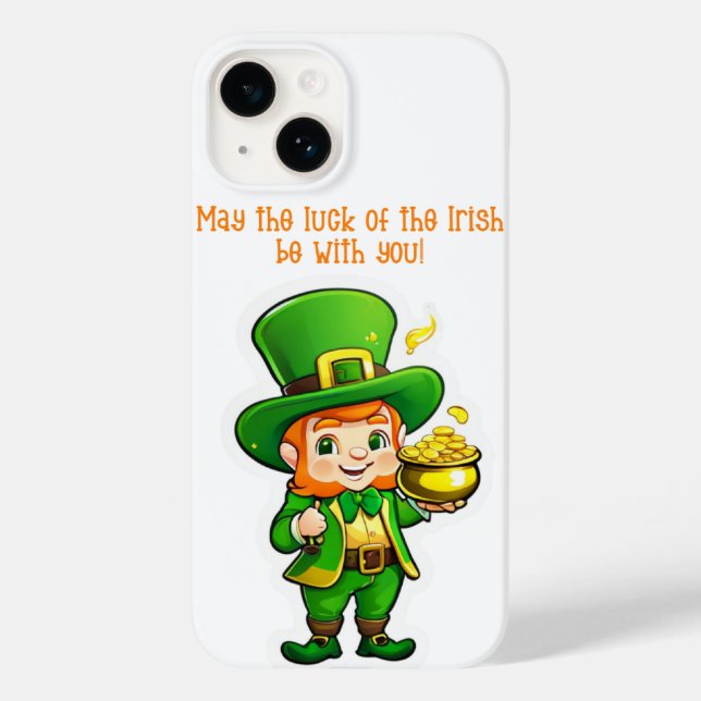Funda De Case-Mate Para iPhone El tesoro de Lucky Leprechaun (Reverso )