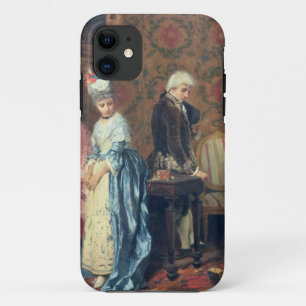 Funda Para iPhone 11 El tiff de los amantes, 1872 (aceite en el panel)