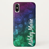 El tono personalizado Bokeh de la joya burbujea