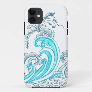 Funda Para iPhone 11 El trullo agita el caso del iPhone con las flores