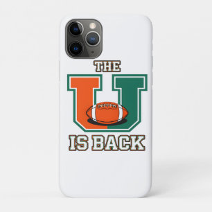 Funda Para iPhone 11 Pro El U ha Vuelto Fútbol Americano Universitario Nara