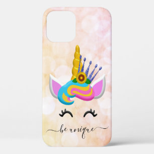 Funda Para iPhone 12 El unicornio arcoiris es único