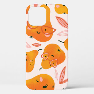 Funda Para iPhone 12 El verano es muy agradable, sin fisuras, con peras