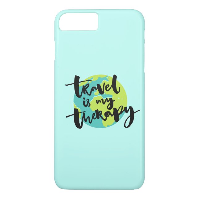 Funda De Case-Mate Para iPhone El viaje es mi terapia (Reverso)