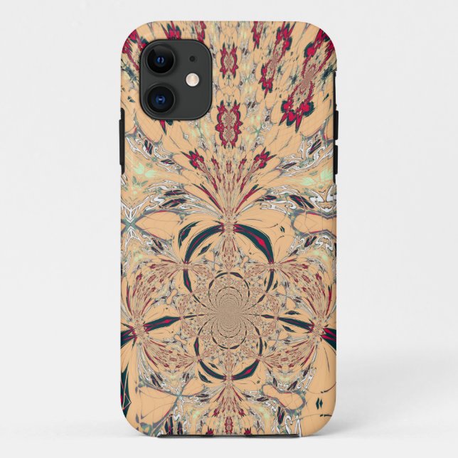Funda De Case-Mate Para iPhone El vibrante Kaleidoscope africano: Un delicioso vi (Reverso)