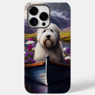 Funda Para iPhone 14 Pro Max De Case-Mate El viejo perro pastor inglés en la remo: Una avent