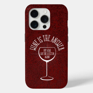 Funda Para iPhone 15 Pro El Vino Es El Estuche Para iPhone Funda-Mate