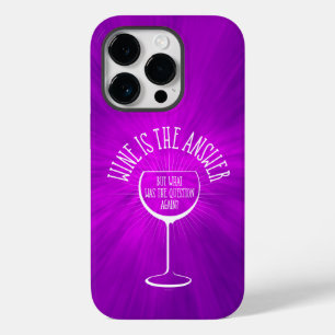 Funda Para iPhone 14 Pro De Case-Mate El Vino Es El Estuche Para iPhone Funda-Mate